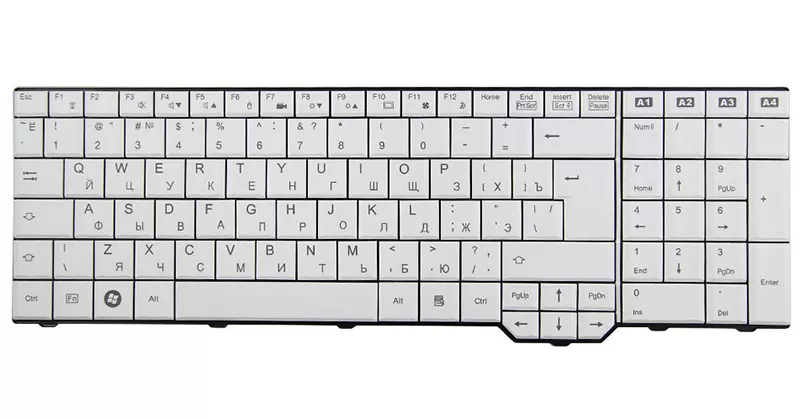 Teclado compatible para port&aacute;til FUJITSU Amilo xa3520/pi3625/3530/3670 whit