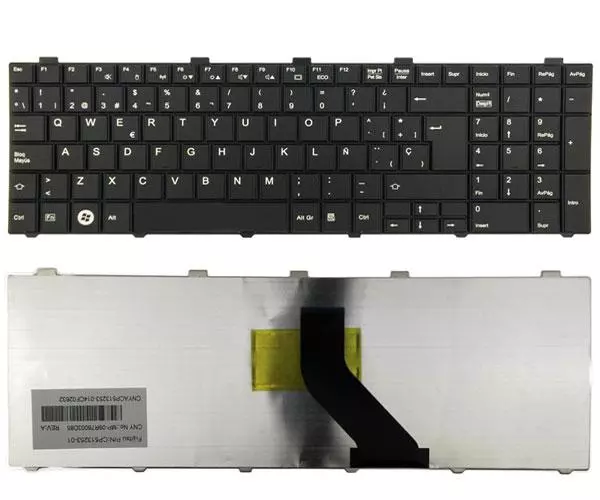 Teclado compatible para port&aacute;til FUJITSU lifebook a530 / ah530 / ah531 negro