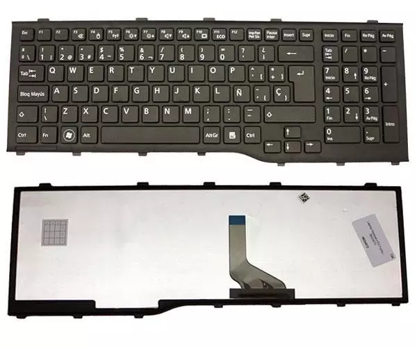 Teclado compatible para port&aacute;til FUJITSU lifebook a532 / ah532 / ah532 negro