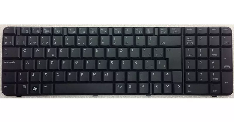 Teclado compatible para port&aacute;til HP 6820 / 6820s  negro