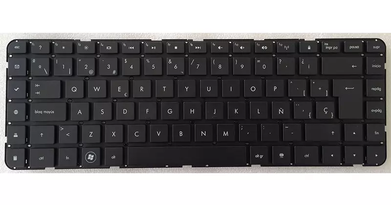 Teclado compatible para port&aacute;til HP dv6-3000 sin marco negro