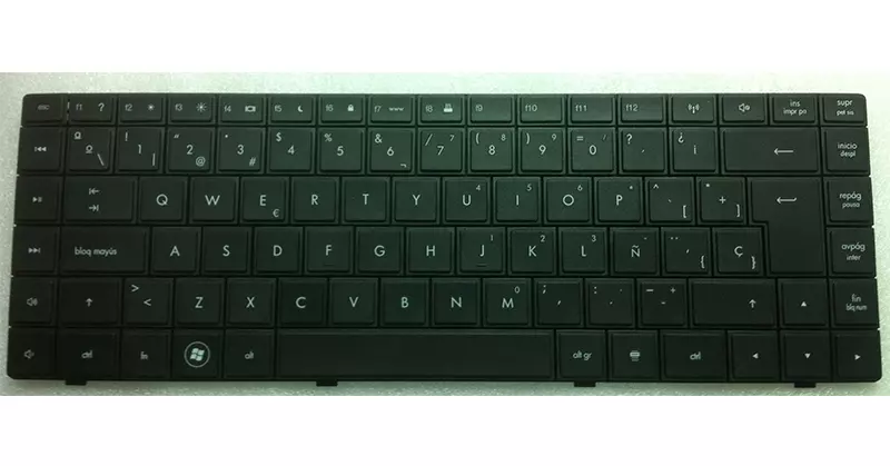 Teclado compatible para port&aacute;til HP Compaq 620 / cq620 / cq621 / Intro Grande / Negro