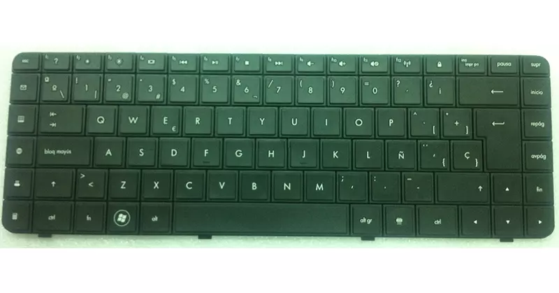 Teclado compatible para port&aacute;til HP g62 / cq62 / cq56 / g56 / 6555b / 6550b  negro