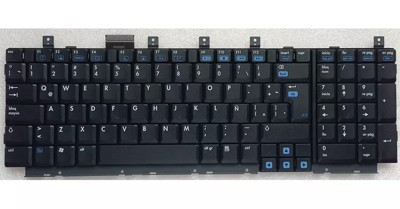Teclado compatible para port&aacute;til HP dv8000  negro