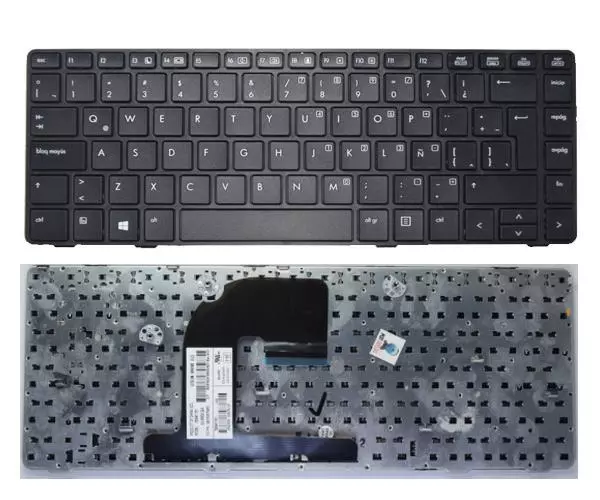Teclado compatible para port&aacute;til HP Elitebook 8460p / 8460w Probook 6460b/ 6470b /6475b con marco