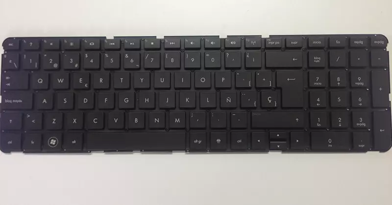 Teclado compatible para port&aacute;til HP dv7-4000 sin marco