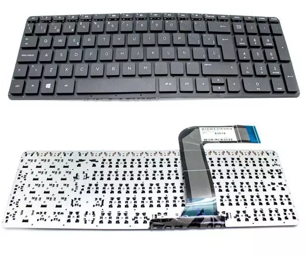 Teclado compatible para port&aacute;til HP Pavilion 15-p / 17-f negro sin marco