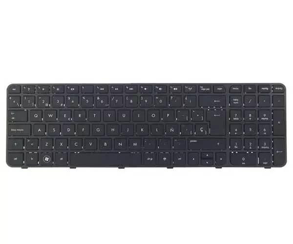 Teclado compatible para port&aacute;til HP g6-2000 negro con marco