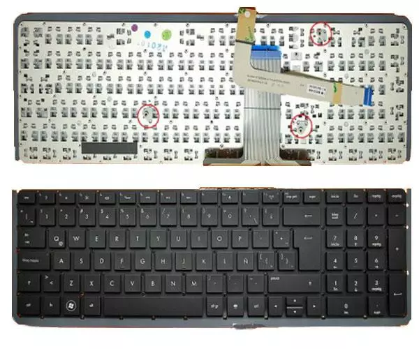 Teclado compatible para port&aacute;til HP envy 17-3000 / 17-3200 / 17t-3000