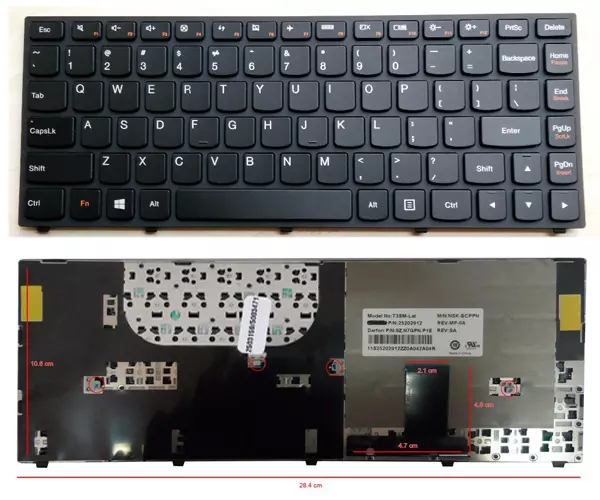 Teclado compatible para port&aacute;til LENOVO Yoga 13/ g480/ g480a/ g485 / g485a