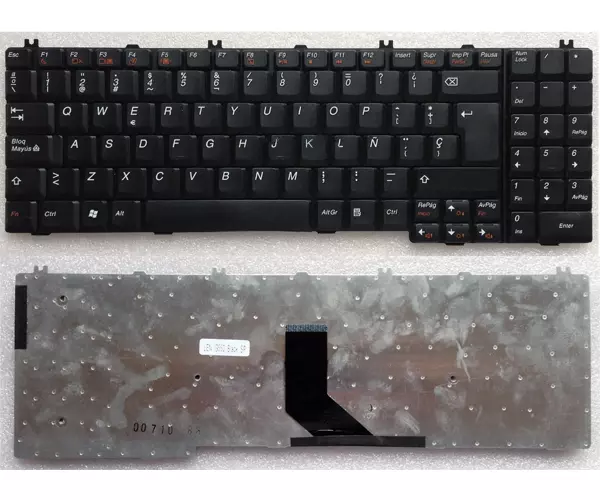 Teclado compatible para port&aacute;til LENOVO IdeaPad b550 / g550 / b560 / v560 negro
