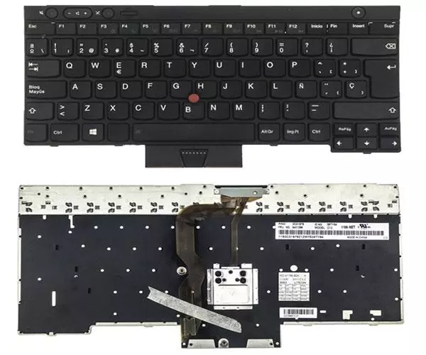 Teclado compatible para port&aacute;til LENOVO thinkpad l530 / t430 / w530 negro / FRU04W3035
