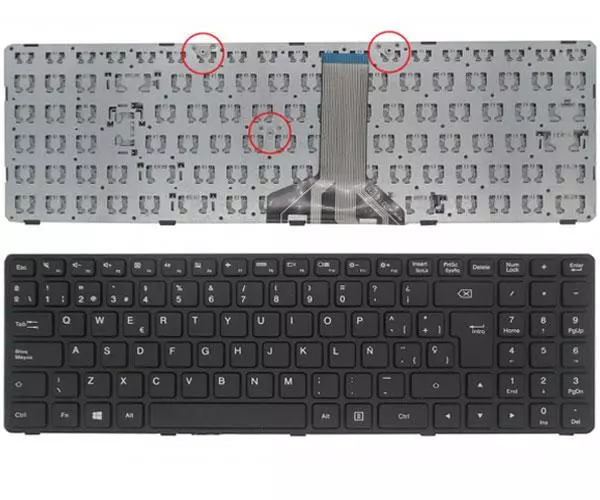 Teclado compatible para port&aacute;til LENOVO IdeaPad 100-15ibd / B50-50 series negro