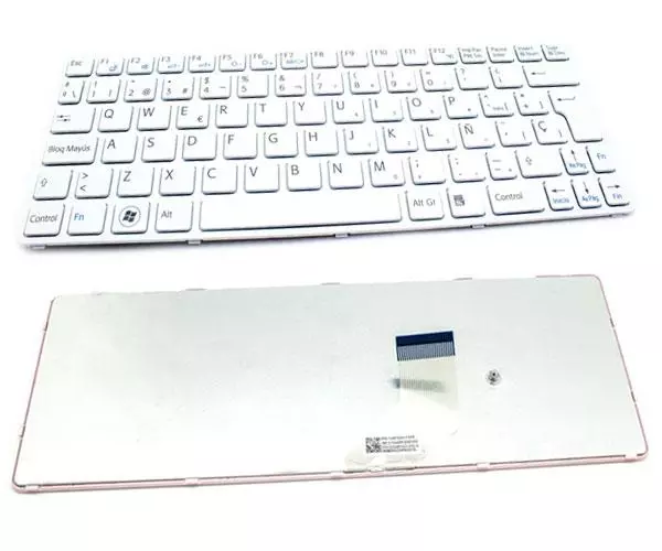 Teclado compatible para port&aacute;til SONY sve11 series blanco