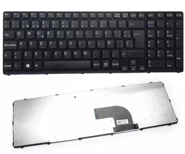 Teclado compatible para port&aacute;til SONY sve15 / sve17 series negro