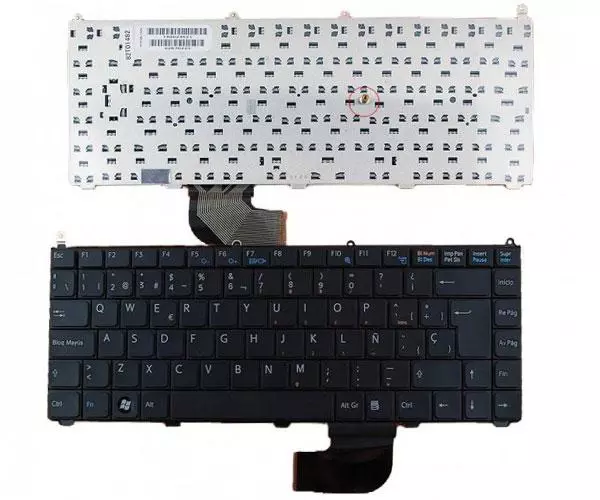 Teclado compatible para port&aacute;til SONY vgn-ar / vgn-fe series negro