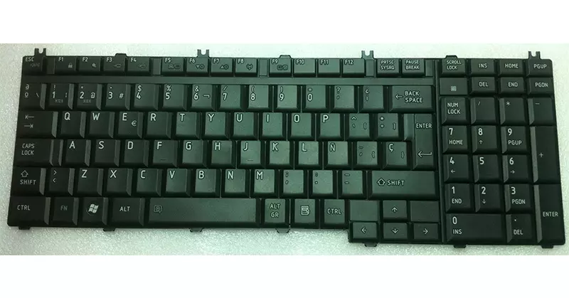 Teclado compatible para port&aacute;til TOSHIBA P200 / p300 / a500 / l500 / l505 / l350 / l550 negro