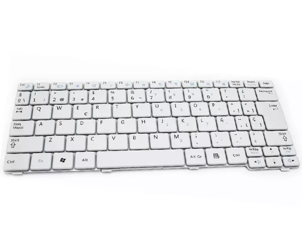Teclado compatible para port&aacute;til SAMSUNG n120 / n128 / n140 / n145 / n148 / n150 / n310 blanco