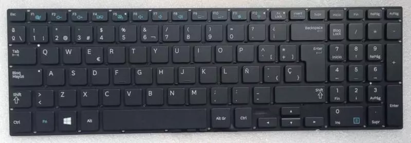 Teclado compatible para port&aacute;til SAMSUNG 770z5e retroiluminado