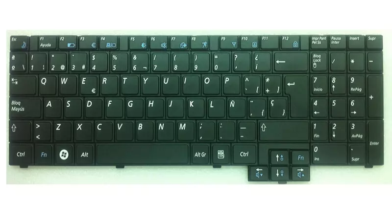 Teclado compatible para port&aacute;til SAMSUNG R528 / r530 / r540 / rv510 / r620 / r719 / p580