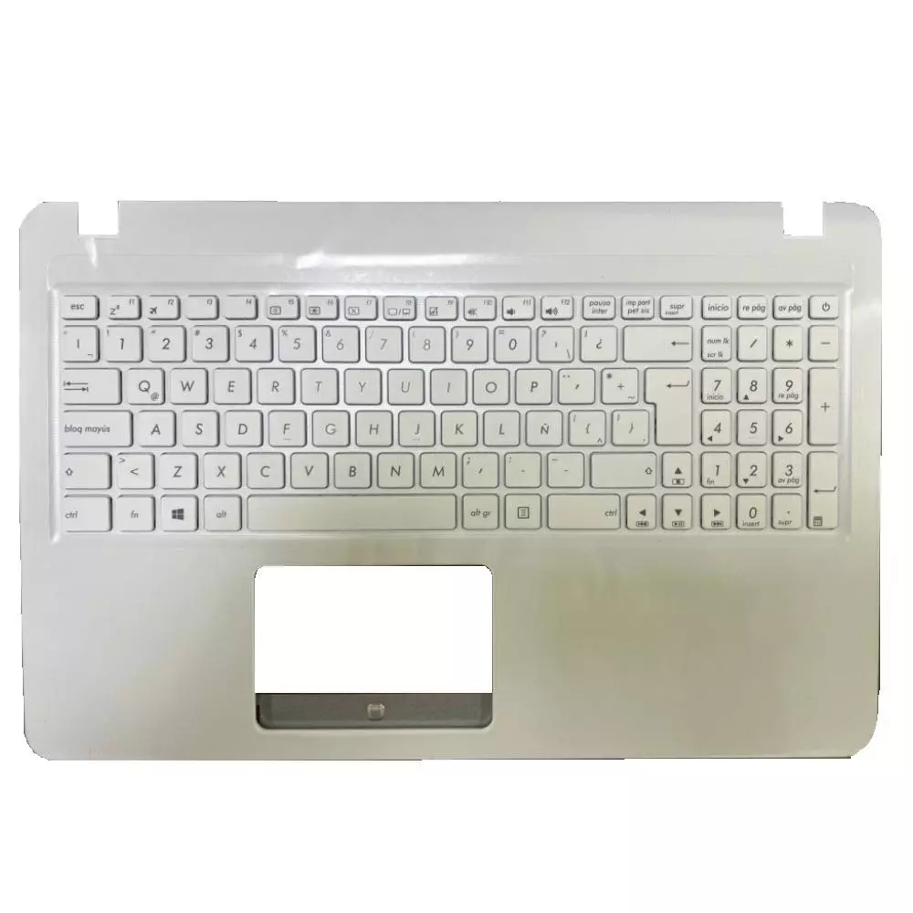 Top case + Teclado compatible para port&aacute;til ASUS A540 / X540 Blanco