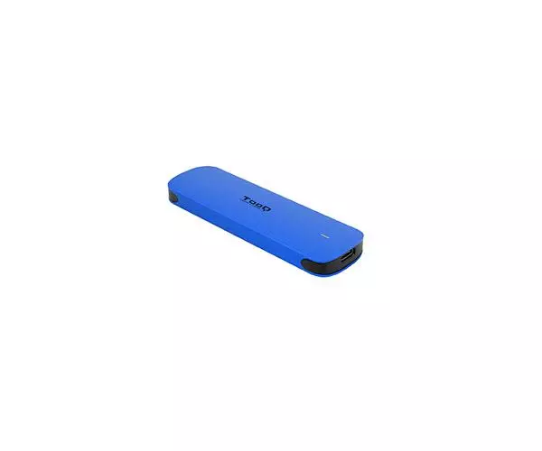 Caja externa SSD M.2 NVMe PCIe Type-C 3.1 Gen2 / Tooq / Aluminio / Azul / TQE-2201BL