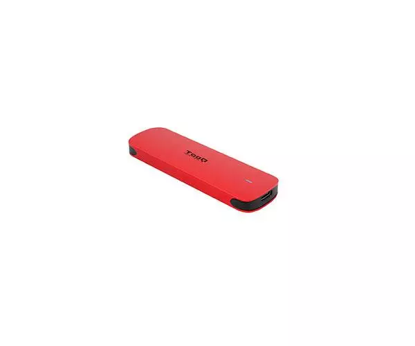 Caja externa SSD M.2 NVME PCIe Type-C 3.1 Gen2 / Tooq / Aluminio / Roja / TQE-2201R