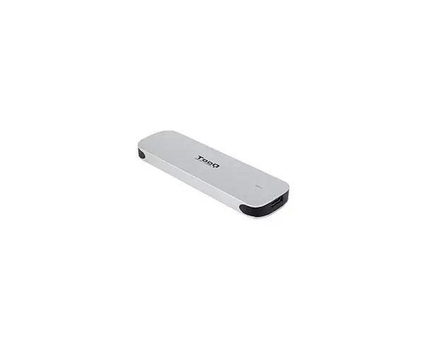 Caja externa SSD M.2 NGFF Type-C 3.1 Gen1 / Tooq / Aluminio / Plata / TQE-2202S