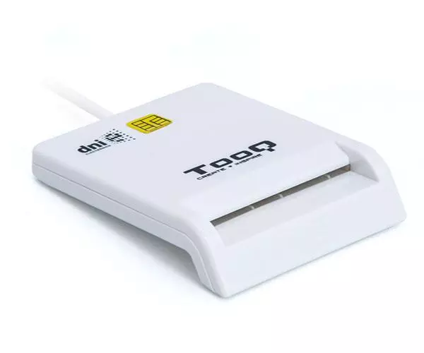 Lector Dni externo Tooq USB 2.0 Blanco / DNI 4.0 / TQR-210W