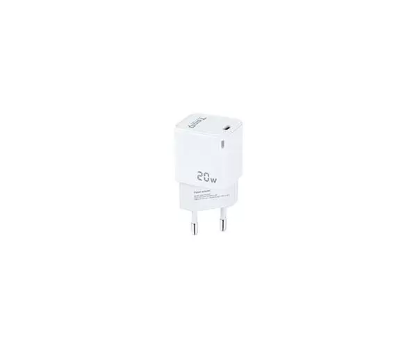 Cargador de red Type-C / 20w / Blanco / TQWC-PD20WT / Tooq