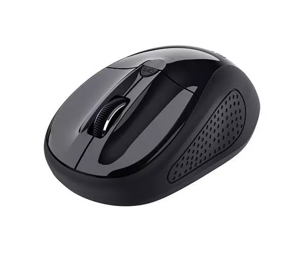 Raton Inalambrico Trust Basics / 1600 Dpi / 4 Botones / Ambidiestro / Negro / 24658
