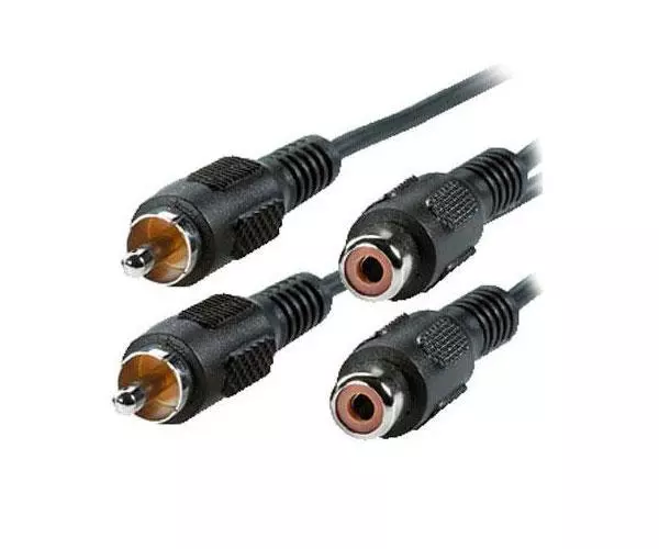 Cable prolongador 2 x rca M/H  10m/ Biwond